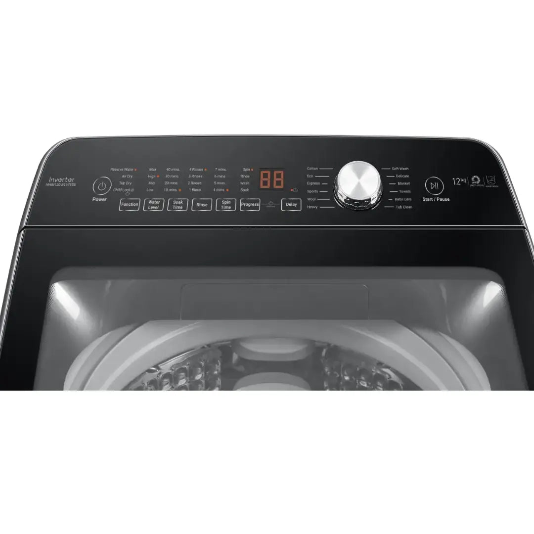 Haier HWM 120-826S6 GC Top Load 12KG Fully Automatic Washer